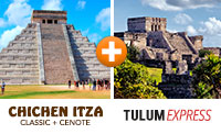 Chichen Itza & Tulum Express Combo